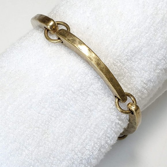 LUCKY BRAND Antiqued Gold Tone Bracelet - Picture 3 of 5